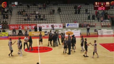 Imagen del final del partido