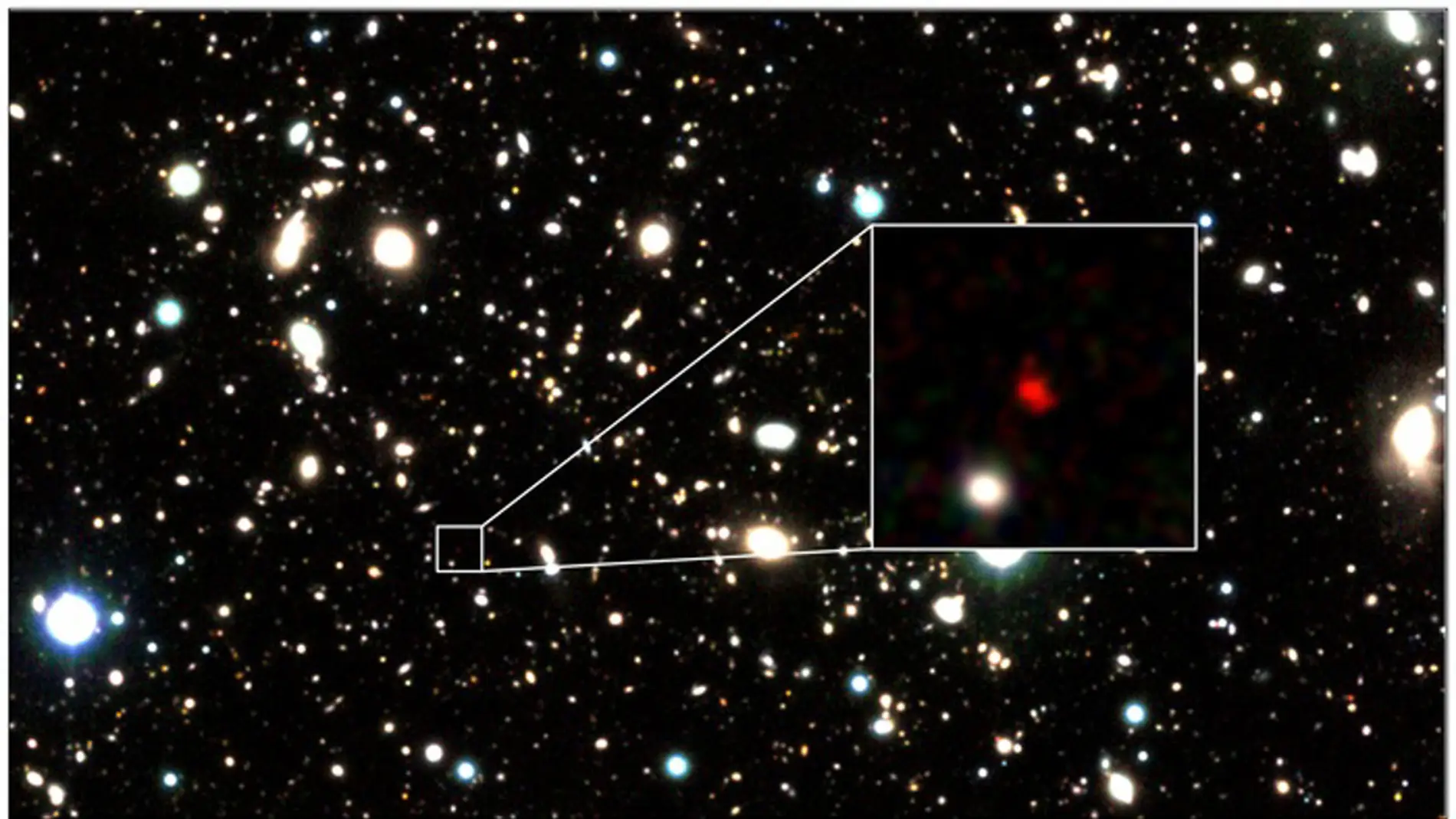 Descubren la galaxia más lejana de la historia, la más cercana al Big Bang/ EFE