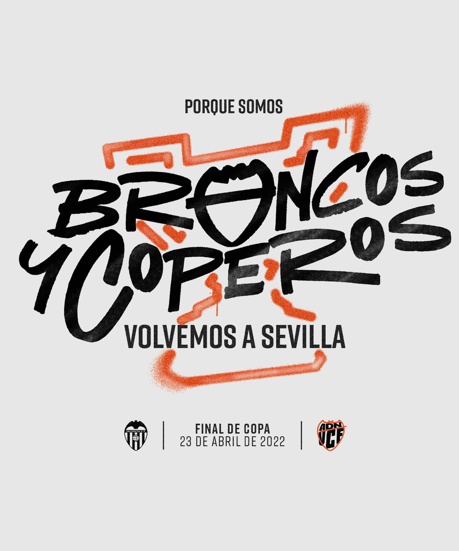 El avión del Valencia para la final de la Copa lucirá el 'broncos y coperos' para viajar a Sevilla El avión del Valencia para la final de la Copa lucirá el 'broncos y coperos' para viajar a Sevilla