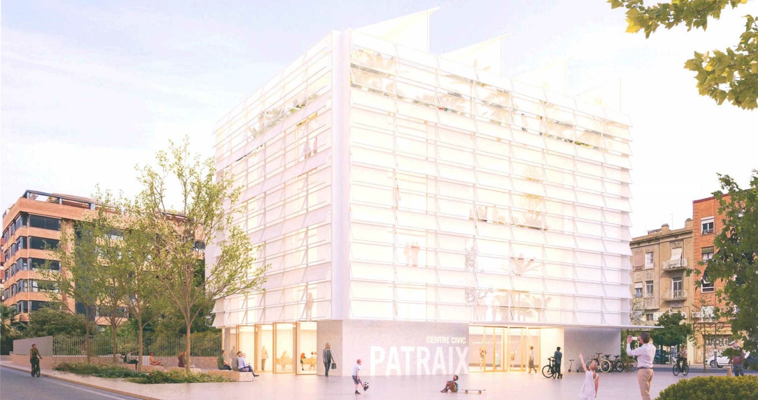 El futuro Centro Cívico de Patraix será transparente y casi no consumirá energía El futuro Centro Cívico de Patraix será transparente y casi no consumirá energía