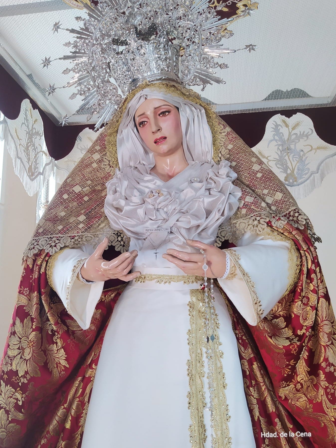Nuestra Señora del Patrocinio estrena palio con imagen de Santa Eulalia Nuestra Señora del Patrocinio estrena palio con imagen de Santa Eulalia