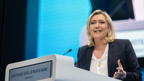 Marine Le Pen, candidata en las elecciones francesas por Agrupación Nacional