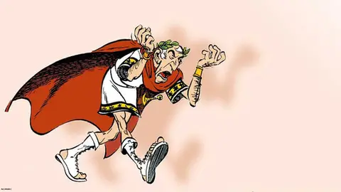 Julio César en Astérix y Obélix Julio César en Astérix y Obélix