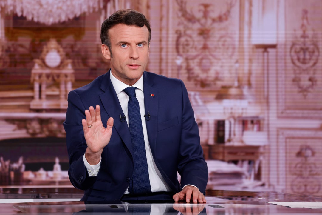 Termina la campaña electoral en Francia con Macron a la cabeza de los sondeos Termina la campaña electoral en Francia con Macron a la cabeza de los sondeos