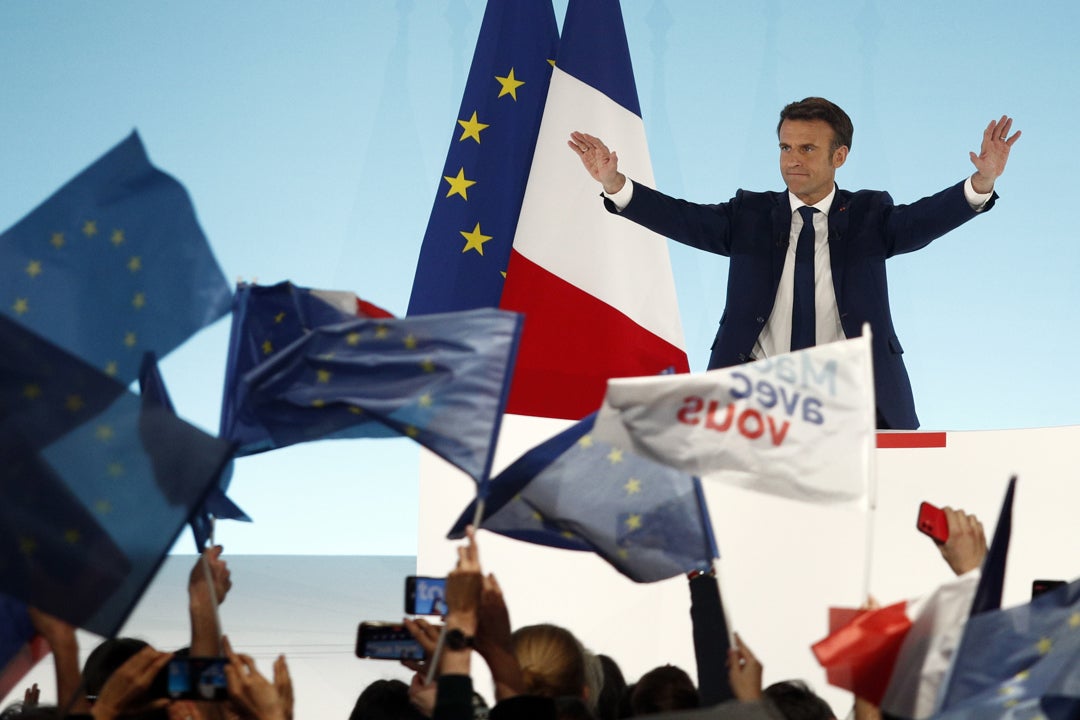 Macron expresa su apoyo a Ucrania en su discurso de investidura Macron expresa su apoyo a Ucrania en su discurso de investidura