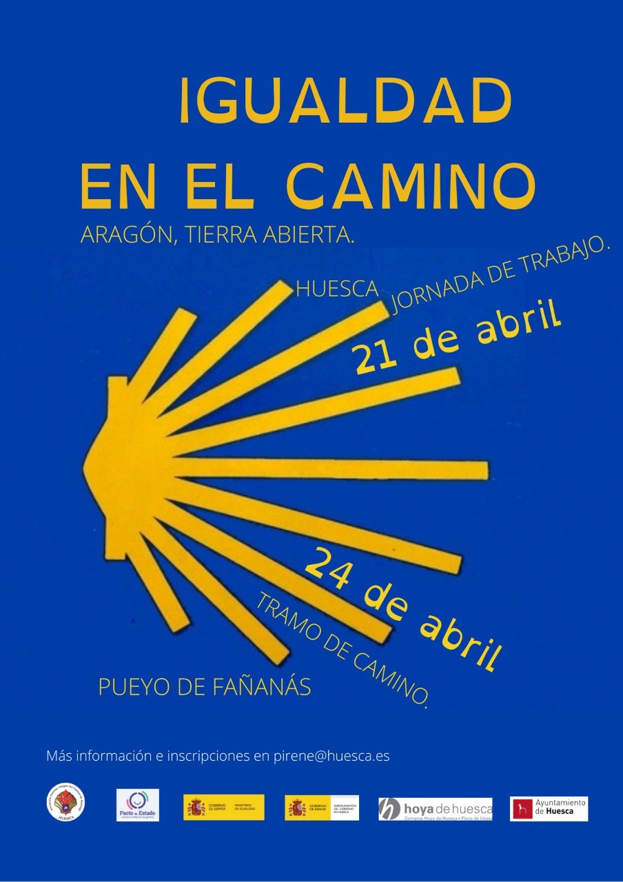Huesca acogerá este mes las primeras jornadas "Igualdad en el Camino" Huesca acogerá este mes las primeras jornadas "Igualdad en el Camino"