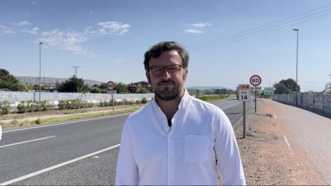 Pablo Ruz, portavoz del PP de Elche en la V&iacute;a Parque.