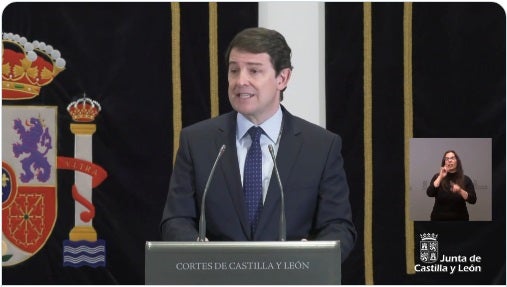 Alfonso Fernández Mañueco ha tomado posesión como presidente de la Junta de Castilla y León Alfonso Fernández Mañueco ha tomado posesión como presidente de la Junta de Castilla y León