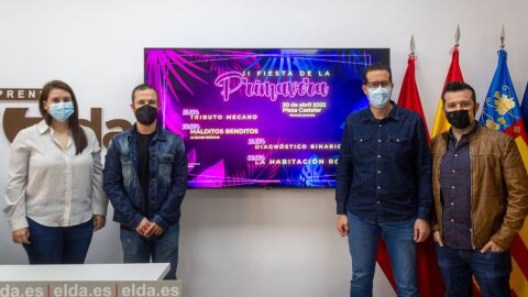 Rueda de prensa de presentaci&oacute;n de la Fiesta de la Primavera, en Elda.