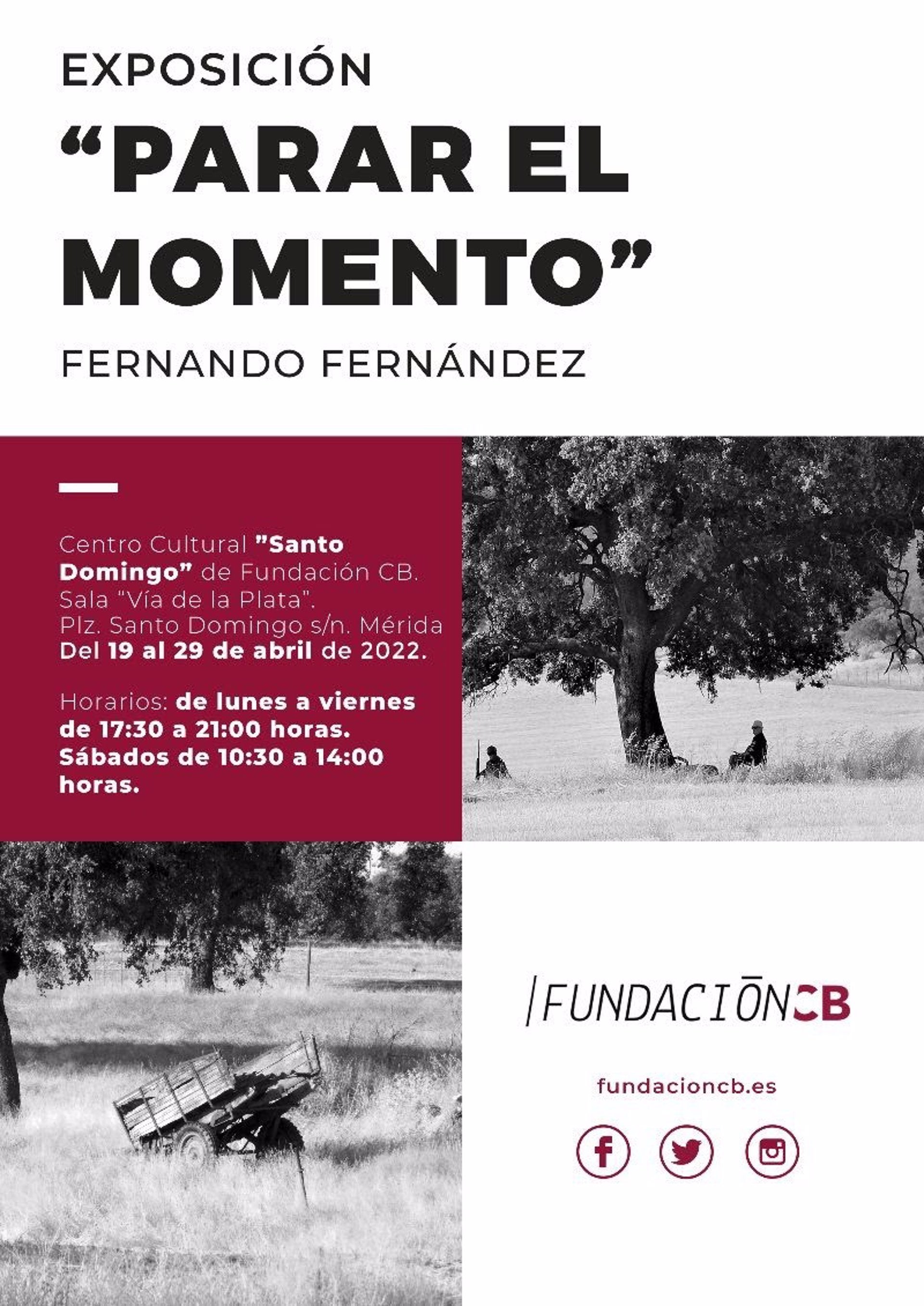 Una exposición fotográfica sobre momentos fugaces en el campo recaudará en Mérida fondos contra la esclerosis múltiple Una exposición fotográfica sobre momentos fugaces en el campo recaudará en Mérida fondos contra la esclerosis múltiple