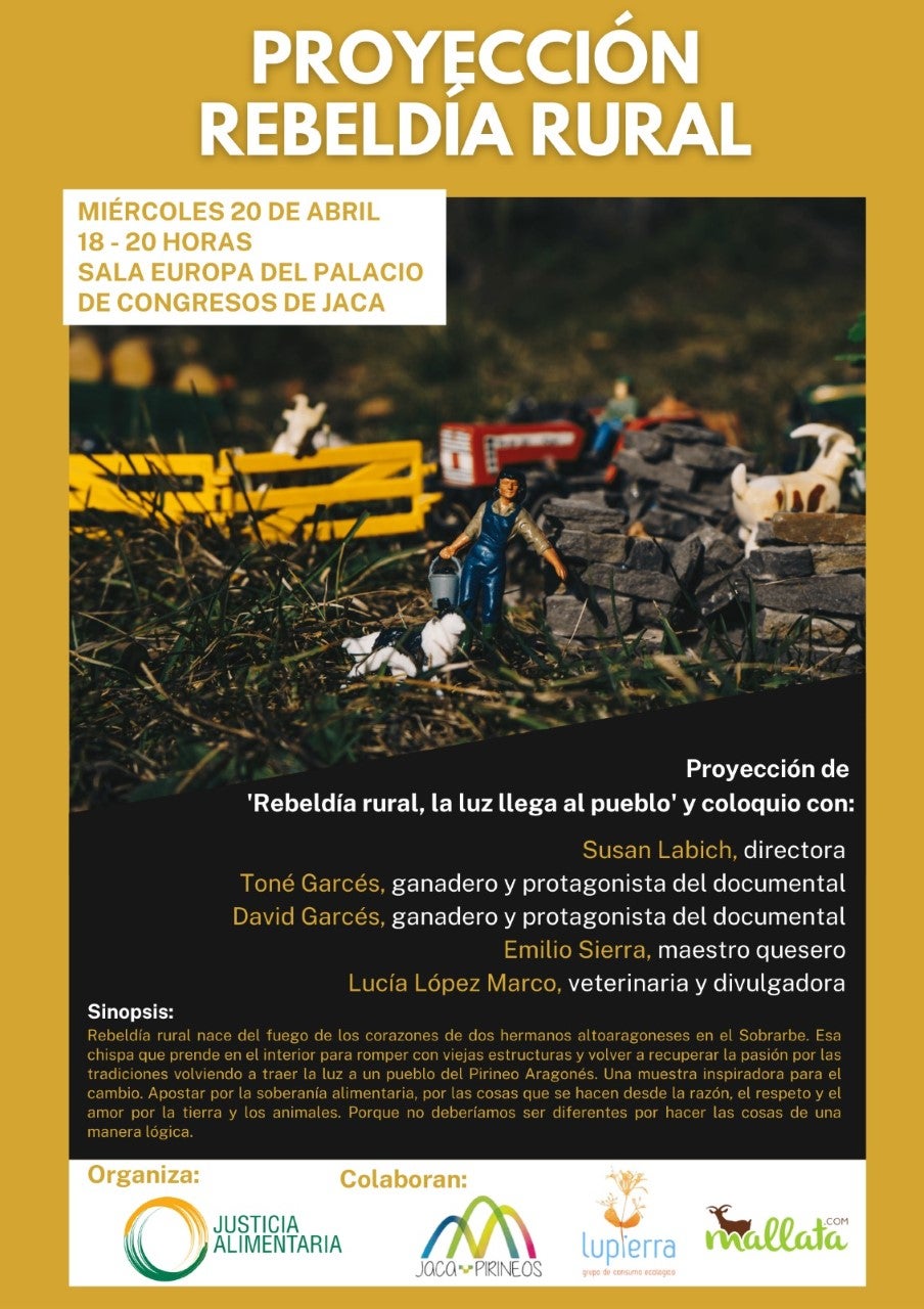 Jaca se suma a la Semana de Luchas Campesinas y el Día de la Tierra Jaca se suma a la Semana de Luchas Campesinas y el Día de la Tierra