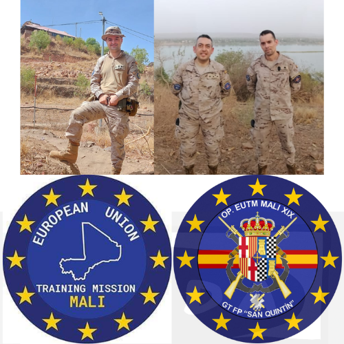 Entrevista a los militares cangueses, Capitán Allonca y Cabo Flórez, junto al alcalaíno Teniente Acero Entrevista a los militares cangueses, Capitán Allonca y Cabo Flórez, junto al alcalaíno Teniente Acero