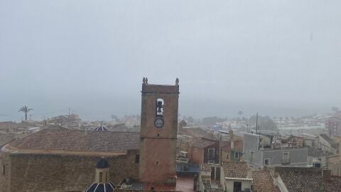la vila joiosa lluvia tormenta muy nuboso