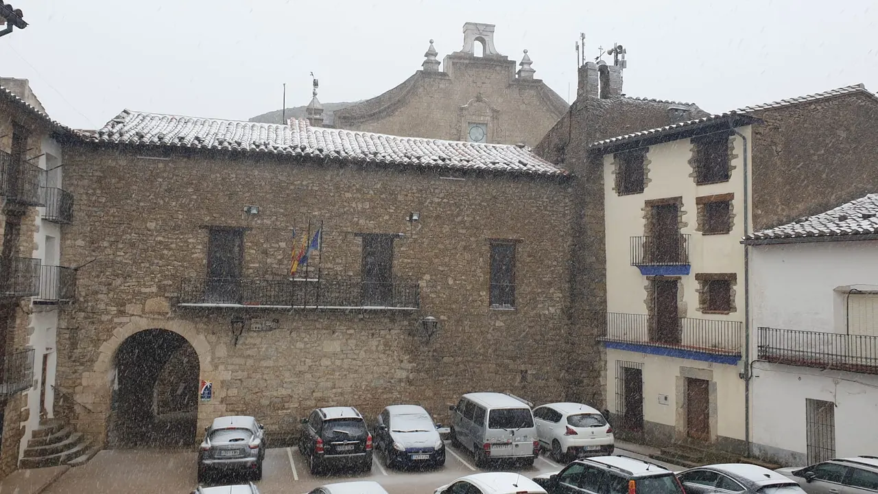 La nieva llega a la provincia de Castellón