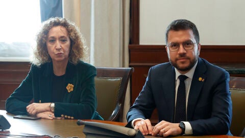 Pere Aragon&egrave;s en la reuni&oacute;n en el Congreso de los Diputados por el caso 'Pegasus'