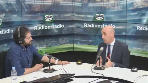 Luis Rubiales, en Radioestadio Noche Luis Rubiales, en Radioestadio Noche