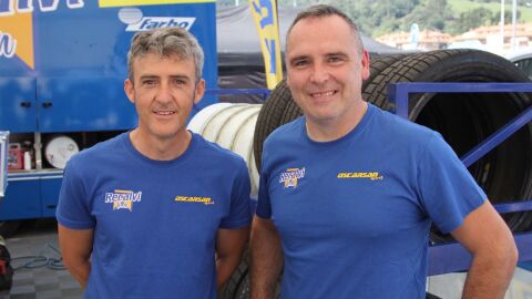 Alberto Iglesias y &Oacute;scar Palacio, pilotos de rallys