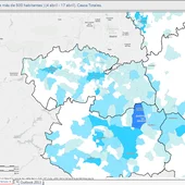 Mapa de contagios de covid en las provincias de CLM Mapa de contagios de covid en las provincias de CLM
