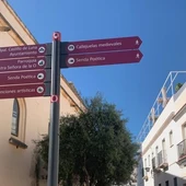 Señales turísticas en Rota Señales turísticas en Rota