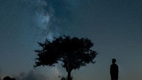 Una persona observa el cielo. / Pexels