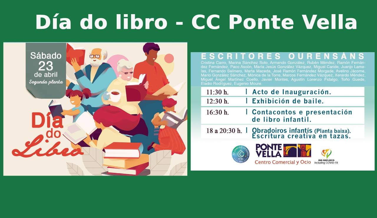 Día do libro en CC Ponte Vella Día do libro en CC Ponte Vella