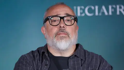 El director Álex de la Iglesia, durante la presentación de la película 'Veneciafrenia' El director Álex de la Iglesia, durante la presentación de la película 'Veneciafrenia'
