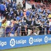 Aficionados del Real Oviedo en Lezama