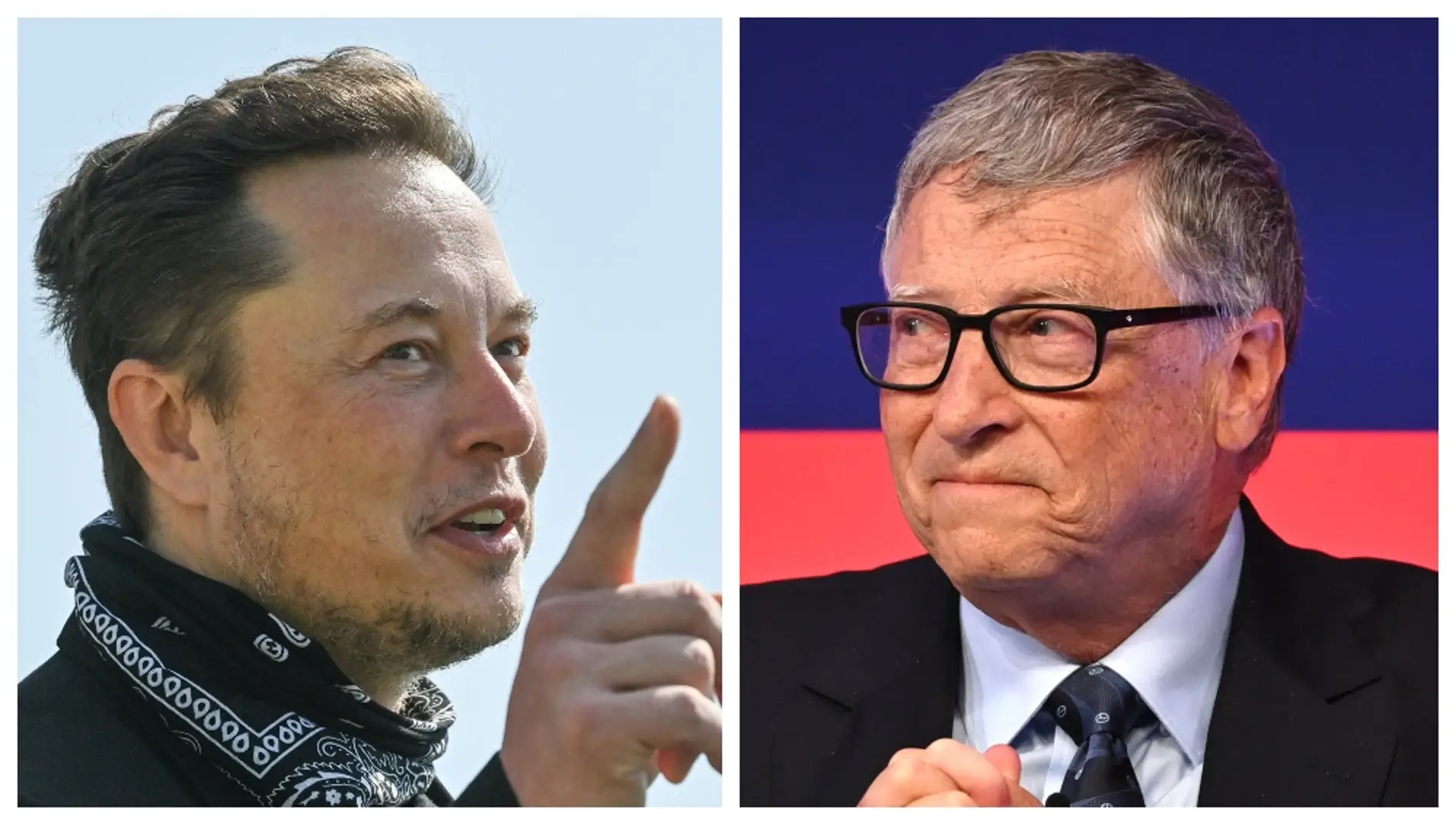Bill Gates y Elon Musk. / Getty Images