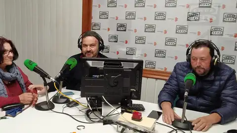 Juani Palencia, Sebastián Marín y José García de Mateos en El Mini Juani Palencia, Sebastián Marín y José García de Mateos en El Mini