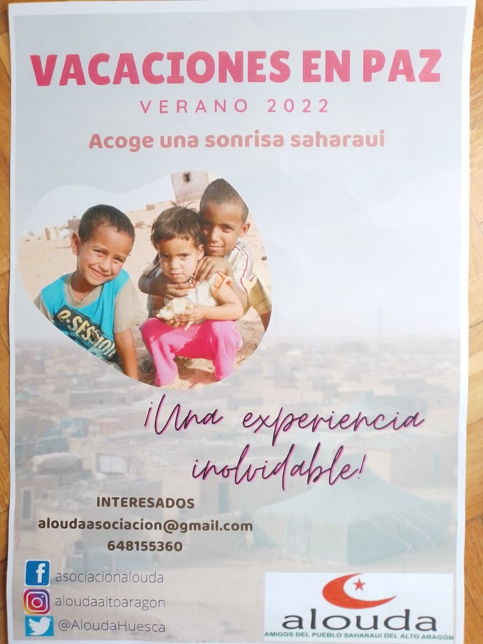 Alouda retoma el programa Vacaciones en Paz Alouda retoma el programa Vacaciones en Paz