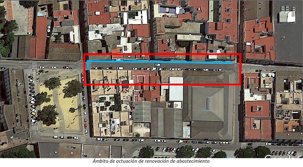 121.000 euros para renovar la red de saneamiento de la calle San Francisco 121.000 euros para renovar la red de saneamiento de la calle San Francisco