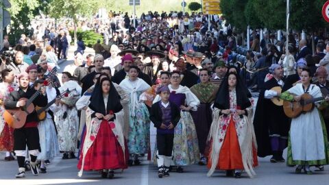 Desfile Día de la Faldeta en Fraga