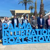 Presentación de la feria náutica de Palma 2022, con el Vicepresidente del Govern, Juan Pedro Yllanes, el Presidente de la Autoritat Portuaria de Balears, Francesc Antich y Mariona Luis, Directora gerente del IDI, entre otras autoridades. 