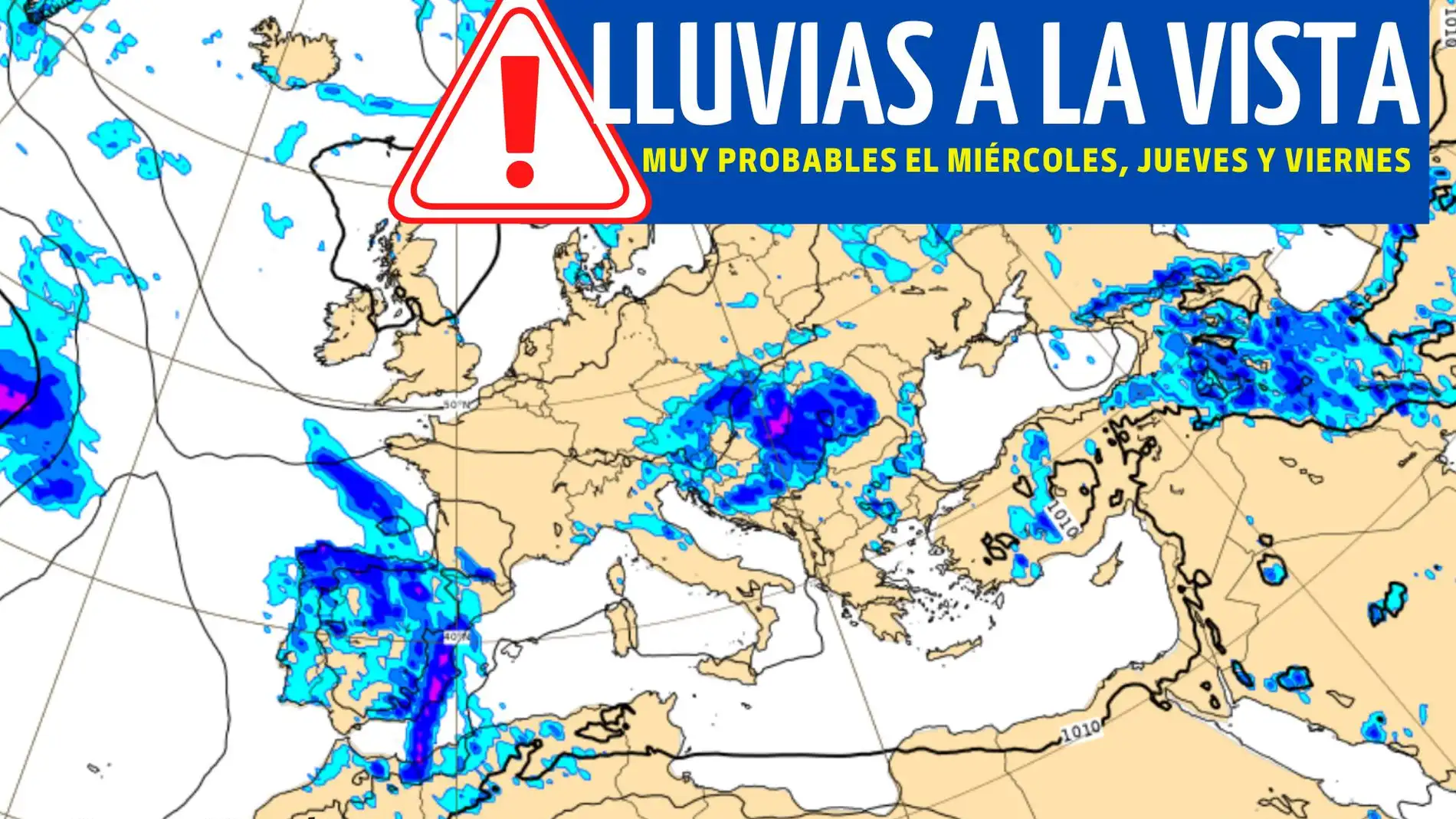 Proyecto Mastral nos predice lluvias para los dias miércoles, jueves y viernes     