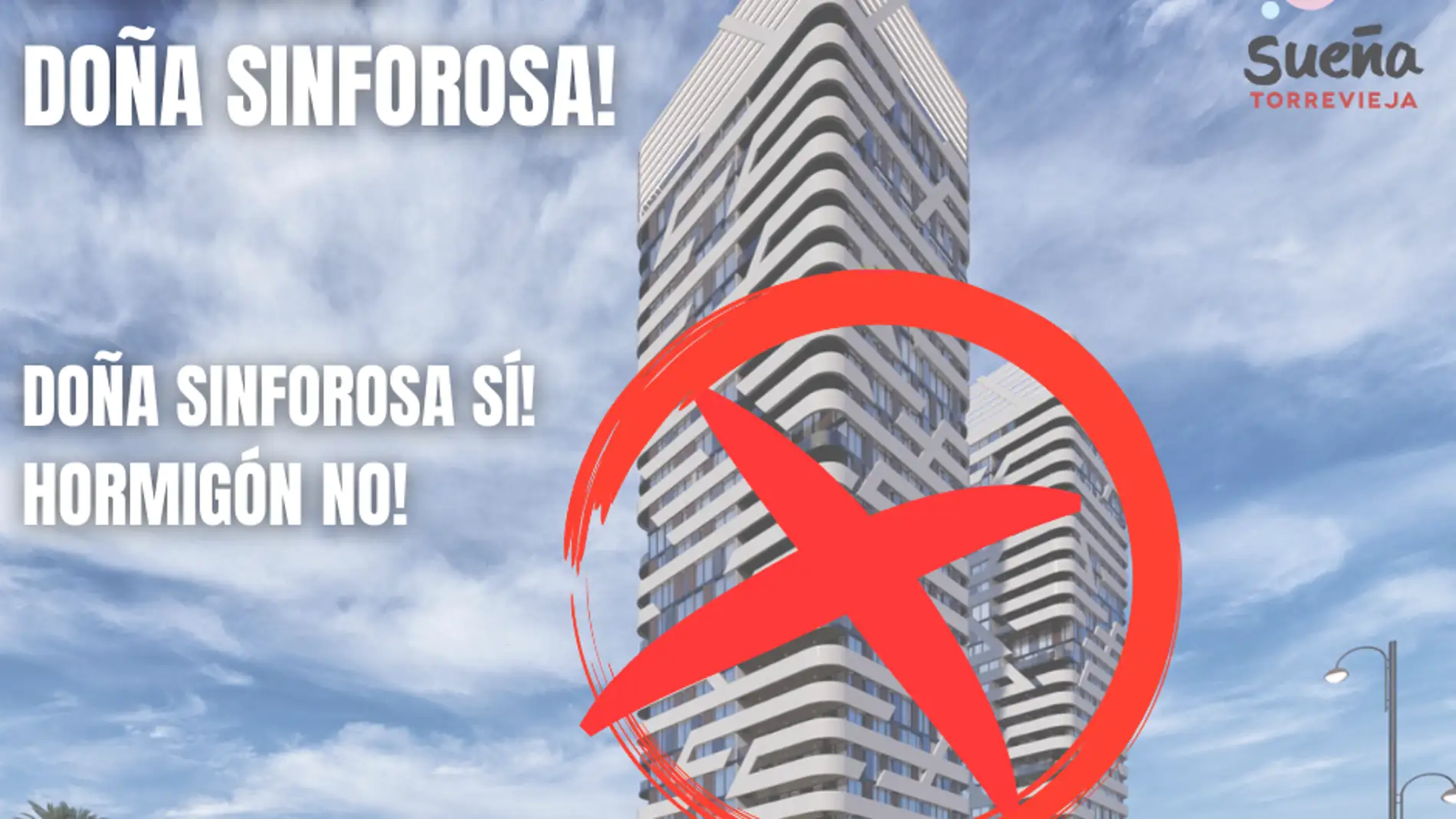La oposición lanza en Torrevieja una campaña para intentar evitar la construcción de dos torres