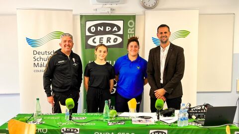 &Aacute;ngel Guerra (CD Las Chapas), Alejandra Aguad&eacute; (CW Marbella), Luc&iacute;a Gonz&aacute;lez (CW Marbella) y Julio Rodr&iacute;guez.