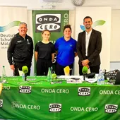 Ángel Guerra (CD Las Chapas), Alejandra Aguadé (CW Marbella), Lucía González (CW Marbella) y Julio Rodríguez. Ángel Guerra (CD Las Chapas), Alejandra Aguadé (CW Marbella), Lucía González (CW Marbella) y Julio Rodríguez.