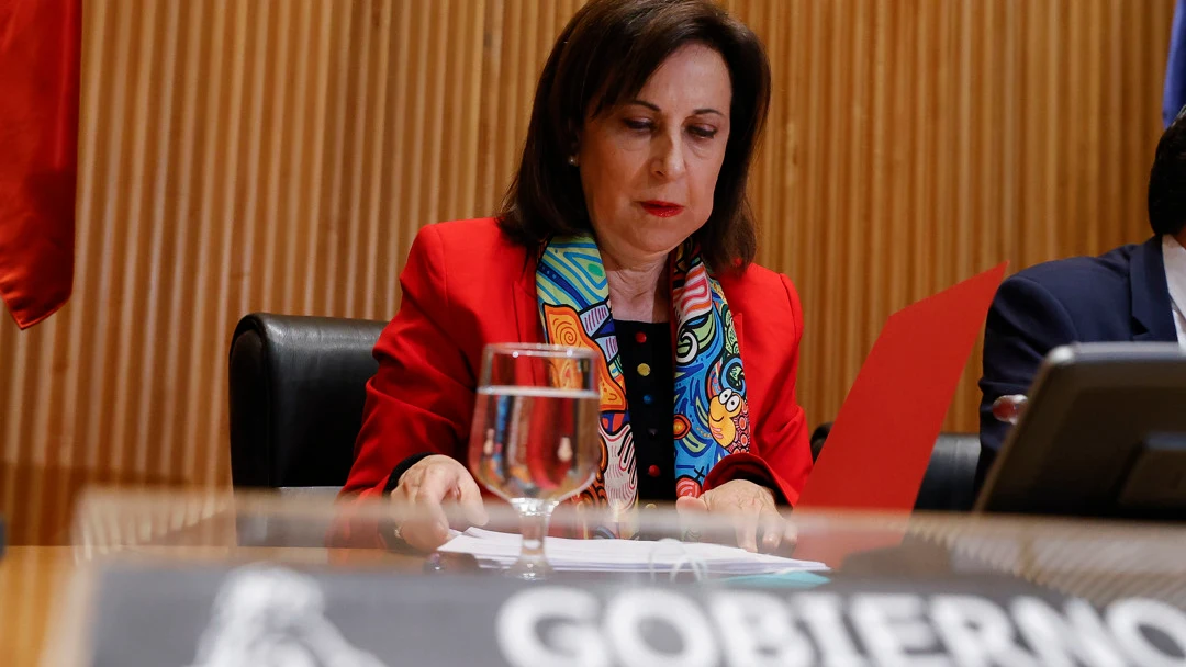 Margarita Robles, durante su comparecencia este miércoles ante la Comisión de Defensa del Congreso Margarita Robles, durante su comparecencia este miércoles ante la Comisión de Defensa del Congreso