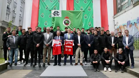 Gobierno de Cantabria recepción al Racing de Santander Recepción del Gobierno de Cantabria al Racing de Santander