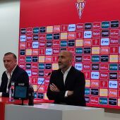 Presentación de Abelardo como nuevo entrenador del Sporting de Gijón