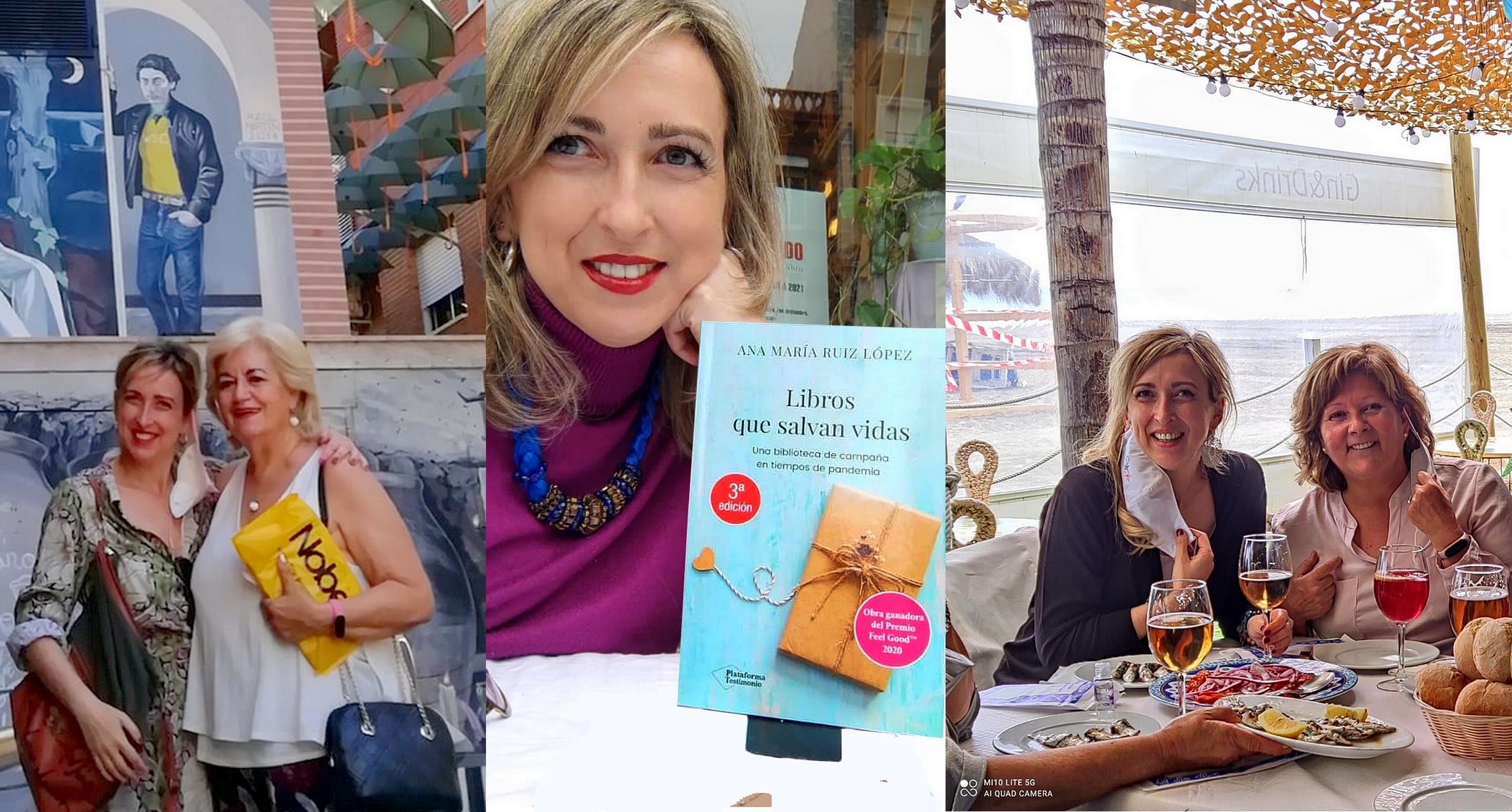 Los clubes de lectura Entre Líneas y Mainake se hermanan gracia a la enfermera y escritora Ana Ruiz Los clubes de lectura Entre Líneas y Mainake se hermanan gracia a la enfermera y escritora Ana Ruiz