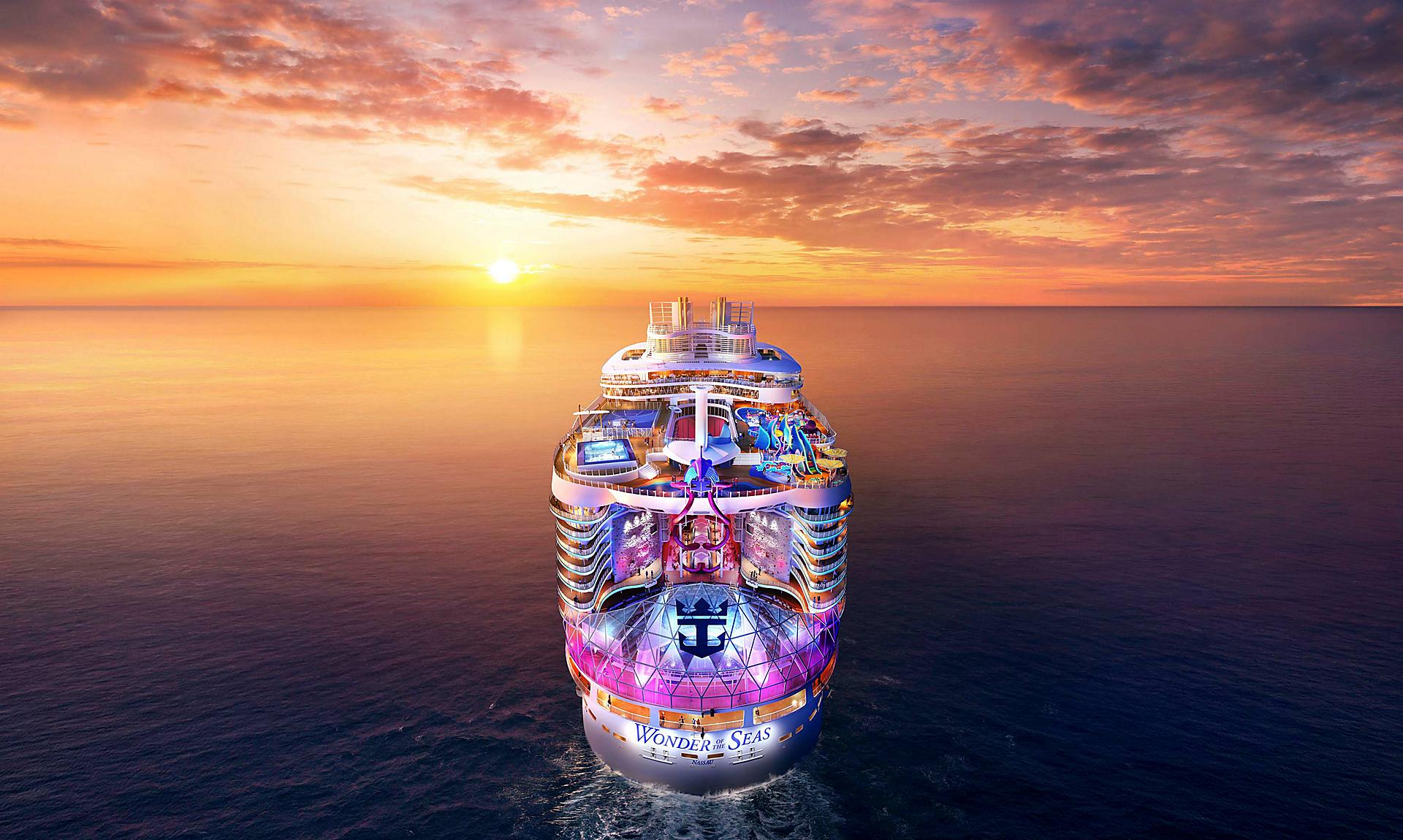 El Wonder of the Seas ya conoce Málaga El Wonder of the Seas ya conoce Málaga