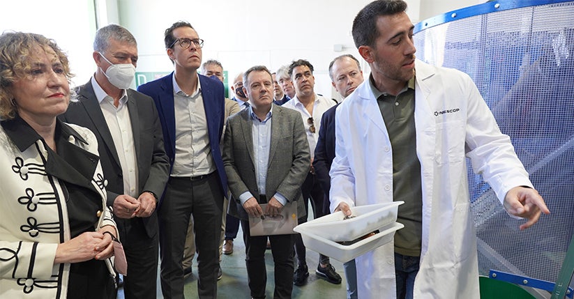 El Demostrador de Industria Circular es capaz de reciclar productos que emplean, de media, unos 40 materiales diferentes El Demostrador de Industria Circular es capaz de reciclar productos que emplean, de media, unos 40 materiales diferentes