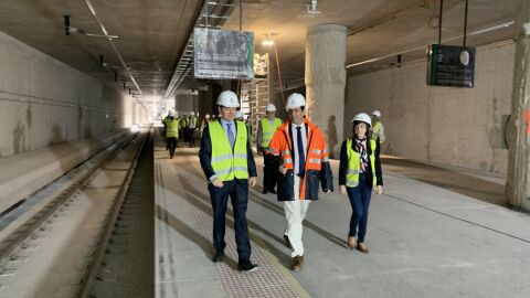 Visita a las obras del soterramiento en Murcia Visita a las obras del soterramiento en Murcia