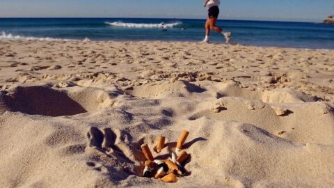 No fumar en las playas