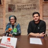 Juana Caro y Alberto Parrilla, concejales IU Valdepeñas