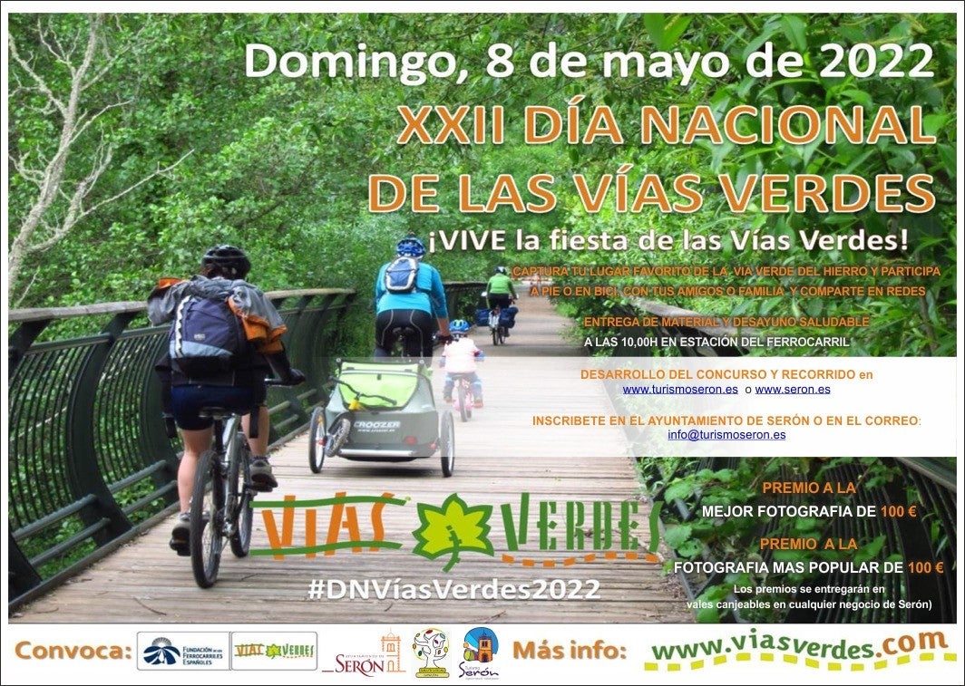 Serón celebra el Día Nacional de las Vías Verdes Serón celebra el Día Nacional de las Vías Verdes