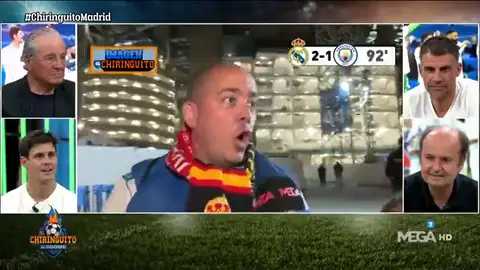 Un padre y su hija escenifican qué fue el Madrid - City: &quot;Todavía podemos remontar... ¡Qué hemos remontado!&quot;