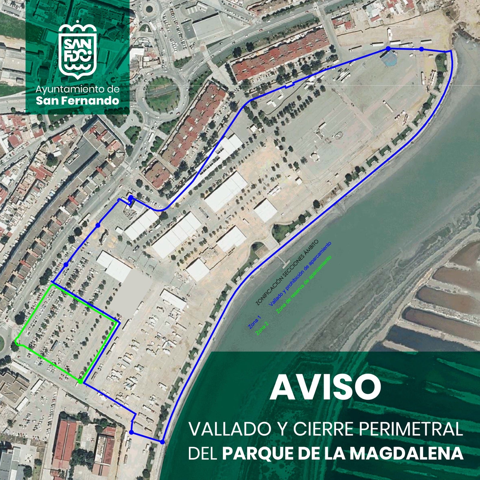 El once de mayo comienza el vallado perimetral del Parque de la Magdalena para comenzar la obra EDUSI El once de mayo comienza el vallado perimetral del Parque de la Magdalena para comenzar la obra EDUSI