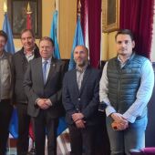 Jácome reúnese co alcalde de Oviedo, Alfredo Canteli